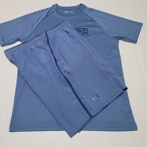 Under Armour Blue Athletic Set